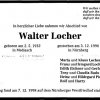 Locher Walter 1932-1998 Todesanzeige